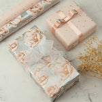 Wrapaholic-Beautiful-Gold- Print-Floral-Design-Gift-Wrapping-Paper -Roll-4