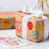 Wrapaholic-Birthday-Design-Brown- Kraft-Gift-Wrapping-Paper-4