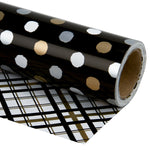 Wrapaholic- Black-and-Gold -Design-Gift-Wrapping-Paper-Roll-1