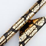 Wrapaholic- Black-and- Gold-Foil- Tropical-Palm- Leaves-Gift- Wrapping- Paper-Roll-3