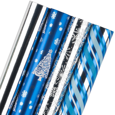 Heiheiup Christmas Wrapping Paper Christmas Gifts Christmas Wrapping Paper  20''*27.5'' Santa Merry Christmas Lettering Snowflakes Plaid Happy Birthday  Ribbon for Gift Wrapping 