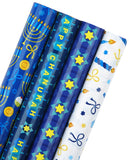 Wrapaholic-Chanukah-Gift Wrapping-Paper-Roll-1