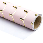 Wrapaholic-Chic-Classic Pink-and-Gold -Design-Gift -Wrapping-Paper-Roll-1