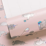 Wrapaholic-Cute-Cats- Design-with- Colorful-Foil-Gift -Wrapping-Paper-Roll-1
