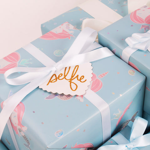 Dot Matrix Elegance: Dot Strokes Luxury Gift Wrap Set of Wrapping Paper  Sheets 20” x 29” | 1801 & Co.