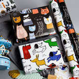 Wrapaholic-Cute Animal-Design -Gift-Wrapping-Paper-Roll-4 Rolls-4