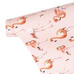 Wrapaholic-Flamingo-Design-with-Cut -Lines-Gift-Wrapping-Paper-Roll-3
