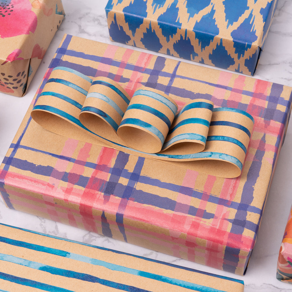 Baby Shower Gift Wrap Paper Sheet 6pcs/Roll Animals Kraft – WrapaholicGifts