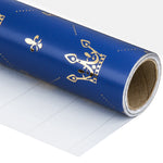 Wrapaholic Gold Foil Crown Design Gift Wrapping Paper Roll