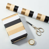 Wrapaholic-Gold-Foil-Stripes-Set-Wrapping-Paper-Roll-2