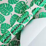 Wrapaholic-Green-Foil-Tropical-Palm-Leaves-Gift -Wrapping-Paper-Roll-3
