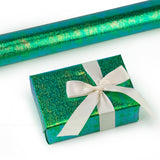Wrapaholic-Green-Paper-With-Rainbow-Shiny-Gift-Wrapping-Paper -Roll-1
