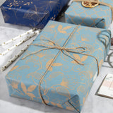 Wrapaholic-Kraft-Wrapping-Paper-Navy-Blue-5