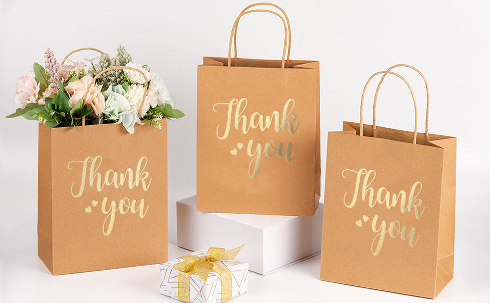  WRAPAHOLIC Medium Size Gift Bags - 12 Pack Gold Foil Peacock  Feathers Paper Bags with White Tissue Paper for Christmas, Party,  Celebrating - 8 x 4 x 10 : Health & Household