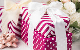 Wrapaholic- Medium-Violet -Red-and- Polka-Dot- Design-Reversible-Gift- Wrapping-Paper-5