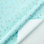 Wrapaholic-Mint-Color-with -Gold-Foil-Dots -Design-Gift-Wrapping- Paper-Roll-2