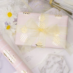 Wrapaholic-Pastel-Pink- Color-with-Foil-Pineapple- Design-Gift-Wrapping-Paper-Roll-4