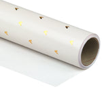 Wrapaholic-Pastel-Pink-Color-with-Gold-Foil-Sweet-Heart- Design-Gift-Wrapping-Paper-Roll-1