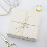 Wrapaholic-Pastel-Pink-Color-with-Gold-Foil-Sweet-Heart- Design-Gift-Wrapping-Paper-Roll-4