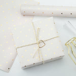 Wrapaholic-Pastel-Pink-Color-with-Gold-Foil-Sweet-Heart- Design-Gift-Wrapping-Paper-Roll-5
