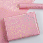 Wrapaholic-Pink-with-Gold Foil-Design- Gift-Wrapping-Paper-Roll-5