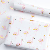 Wrapaholic-Pink-with-Gold Foil-Flamingo- Design-Gift-Wrapping-Paper-Roll-4