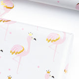 Wrapaholic-Pink-with-Gold Foil-Flamingo- Design-Gift-Wrapping-Paper-Roll-5
