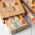 Wrapaholic-Play-Ball-Kraft-Wrapping-Paper-6