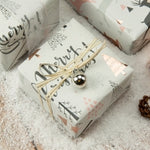 Wrapaholic-Rose-Gold-and- Grey-Holiday-Design-with-Metallic-Foil-Shine-Christmas-Gift-Wrapping-Paper-Roll-4 Rolls-2