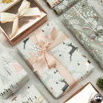 Wrapaholic-Rose-Gold-and- Grey-Holiday-Design-with-Metallic-Foil-Shine-Christmas-Gift-Wrapping-Paper-Roll-4 Rolls-4