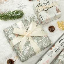 Silver Hola Diamond Foil Christmas Gift Wrap, 4 Rolls/ Set – WrapaholicGifts
