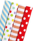 Wrapaholic-Stripes-and-Polka-Dot-Print-with-Cut-Lines-Gift-Wrapping- Paper-Roll-1