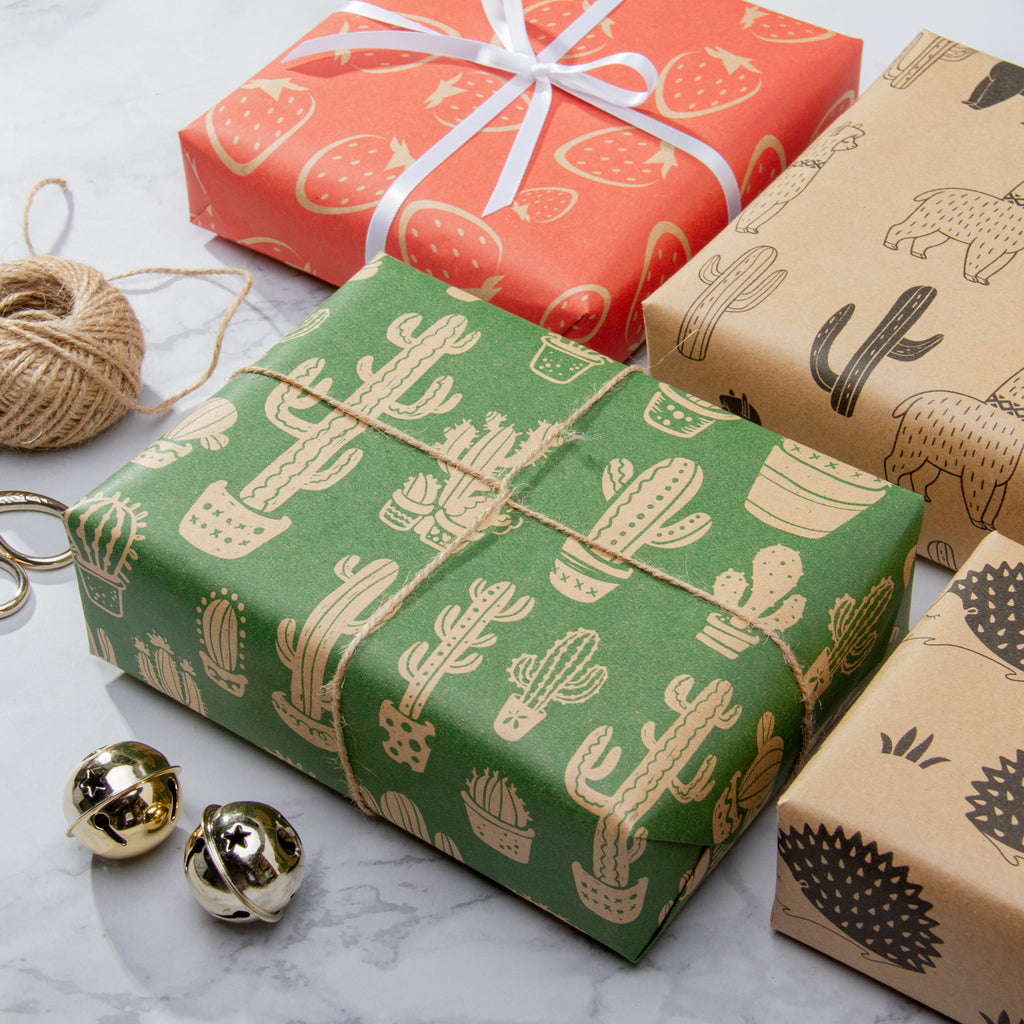 Wrapaholic Birthday Design Brown Kraft Gift Wrapping Paper – WrapaholicGifts