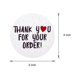 500ct Thank You for Your Order Stickers
