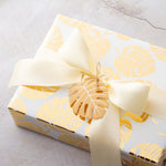 Wrapaholic- White-and- Gold-Foil-Tropical-Palm- Leaves-Gift-Wrapping- Paper-Roll-5