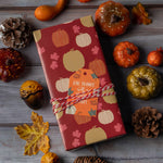 Wrapaholic-Wrapping-Paper-Sheet - Folded-Flat-6-Different -Autumn-Design (45.2 sq. ft.ttl.) - 27.5 inch X 39.4 inch-Per-Sheet-3