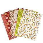 Wrapaholic-Wrapping-Paper-Sheet - Folded-Flat-6-Different -Autumn-Design (45.2 sq. ft.ttl.) - 27.5 inch X 39.4 inch-Per-Sheet-6