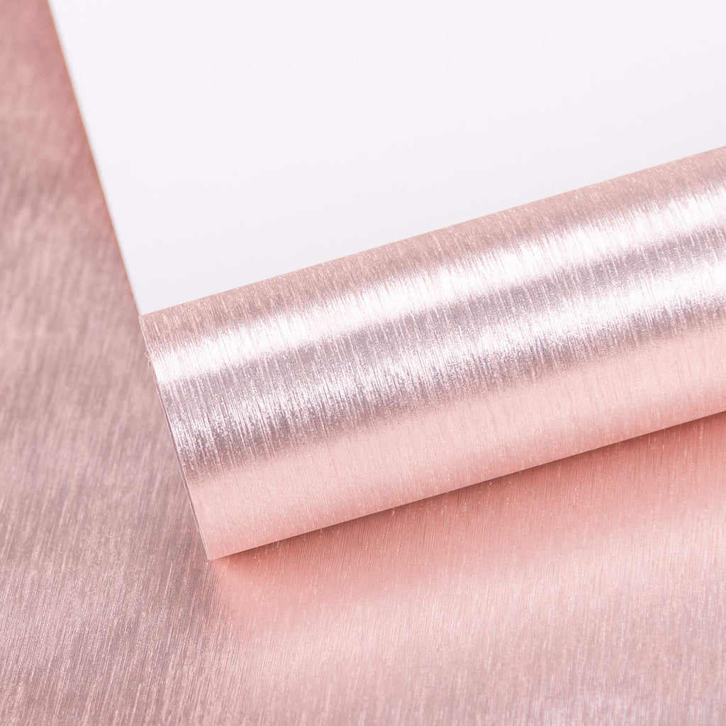 Blush Rose Drip Wrapping Paper by Rose Gold