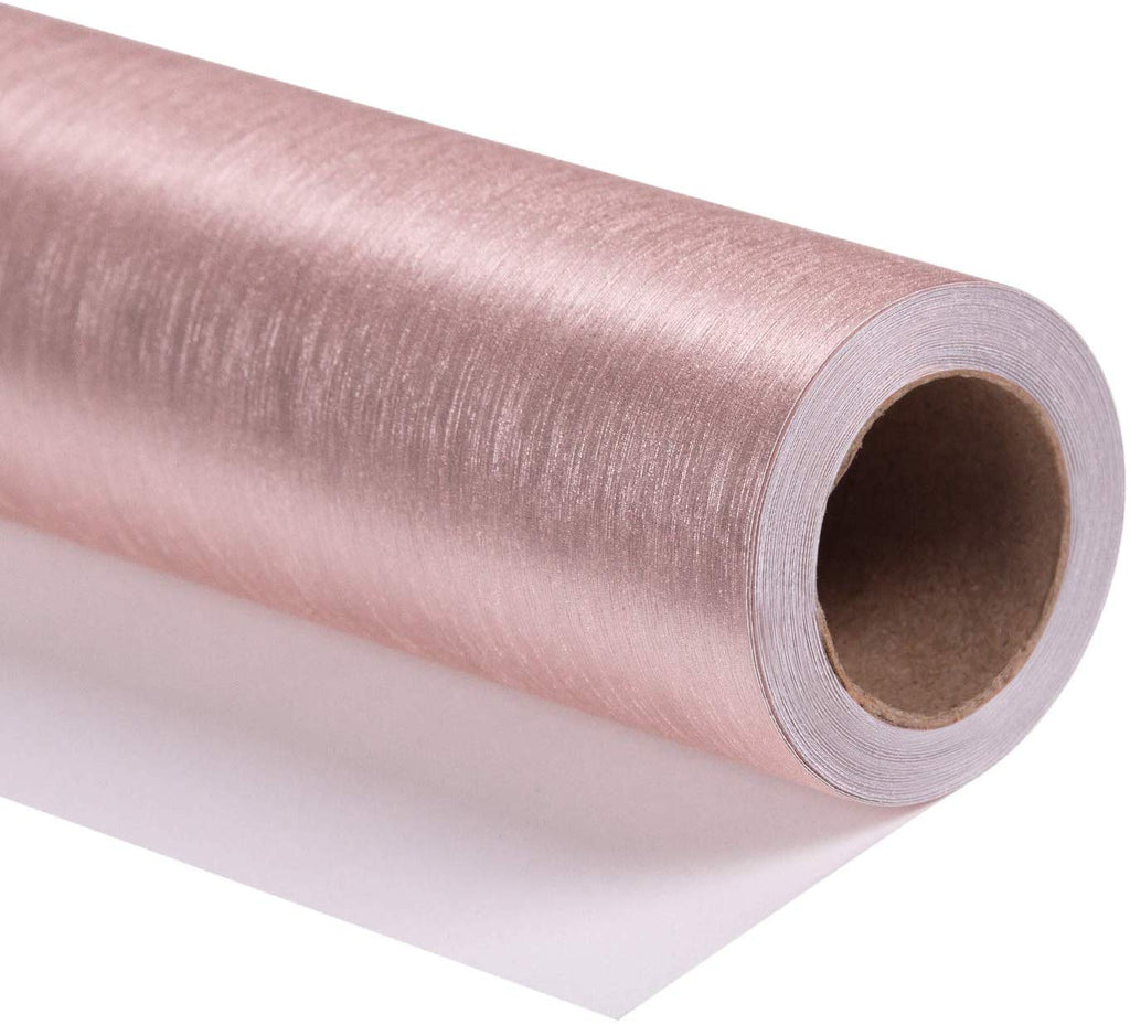 50 Sheets Rose Gold Wrapping Paper, 20 X 28 Inch Metallic Blush Tissue  Paper for