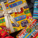 Birthday Gift Wrap Paper Flat Sheet 4pcs/Pack Surprise