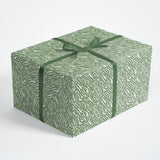 Custom Flat Wrapping Paper for Green Christmas, Birthday - Animal Fur Green Wholesale Wraphaholic