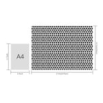 Custom Flat Wrapping Paper for Birthday, Holiday - Black & White Love Heart Wholesale Wraphaholic