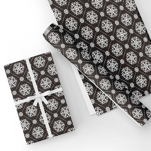 Custom Wrapping Paper Sheets for Birthday, Holiday, Valentine's Day - White  & Black Love Heart – WrapaholicGifts