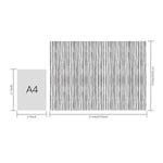 Custom Flat Wrapping Paper for Birthday, Holiday - Black & White Vertical Stripes Wholesale Wraphaholic