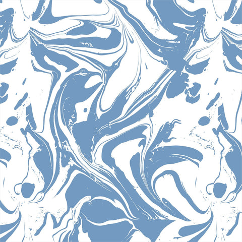 Blue Wave Stone Wrapping Paper