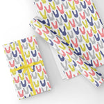 Bunny Cats Flat Wrapping Paper Sheet Wholesale Wraphaholic