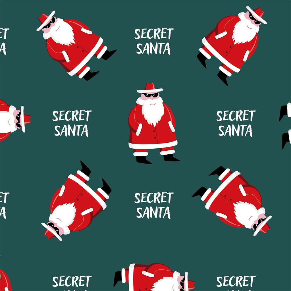 Santa Claus Gift Wrap Paper Flat Sheet 6pcs/Roll Xmas – WrapaholicGifts
