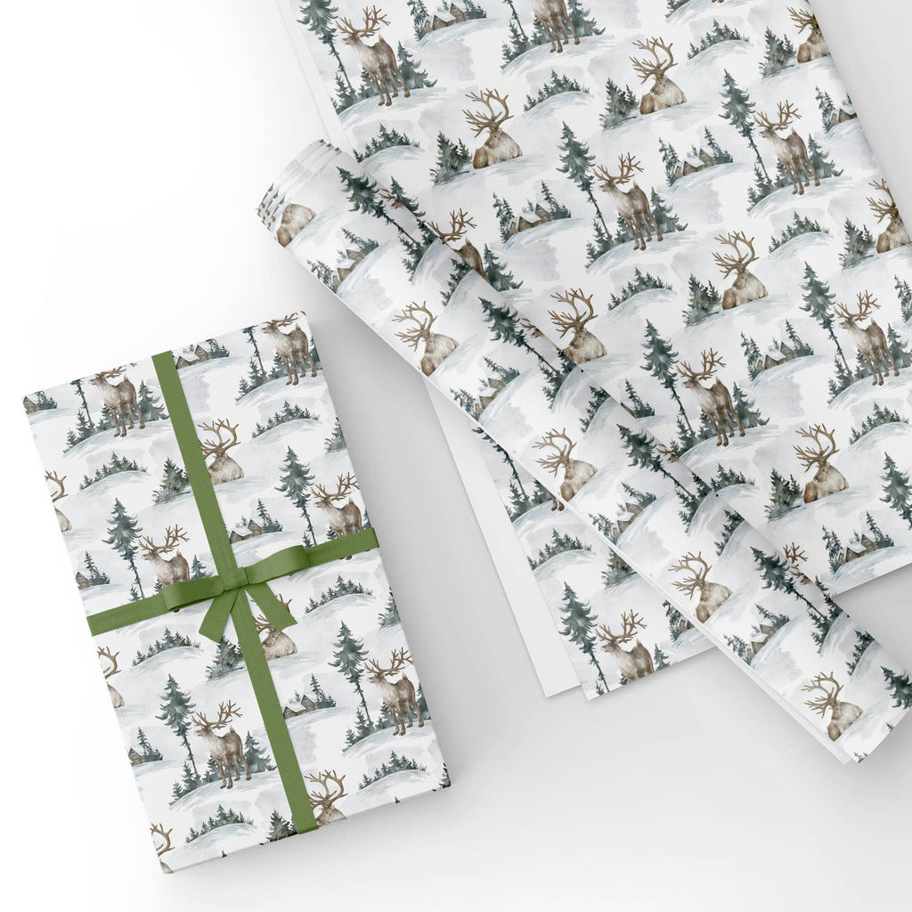 Deer Woodland Wrapping Paper, Gift Wrap, Birthday Wrapping Paper, Wrapping  Paper Roll, Wrapping Paper For, Pretty Wrapping, Wrappingpaper 