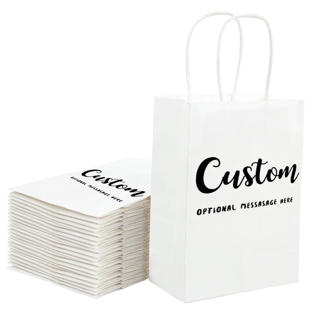 White Paper Bags With Wooden Clips · Free Stock Photo