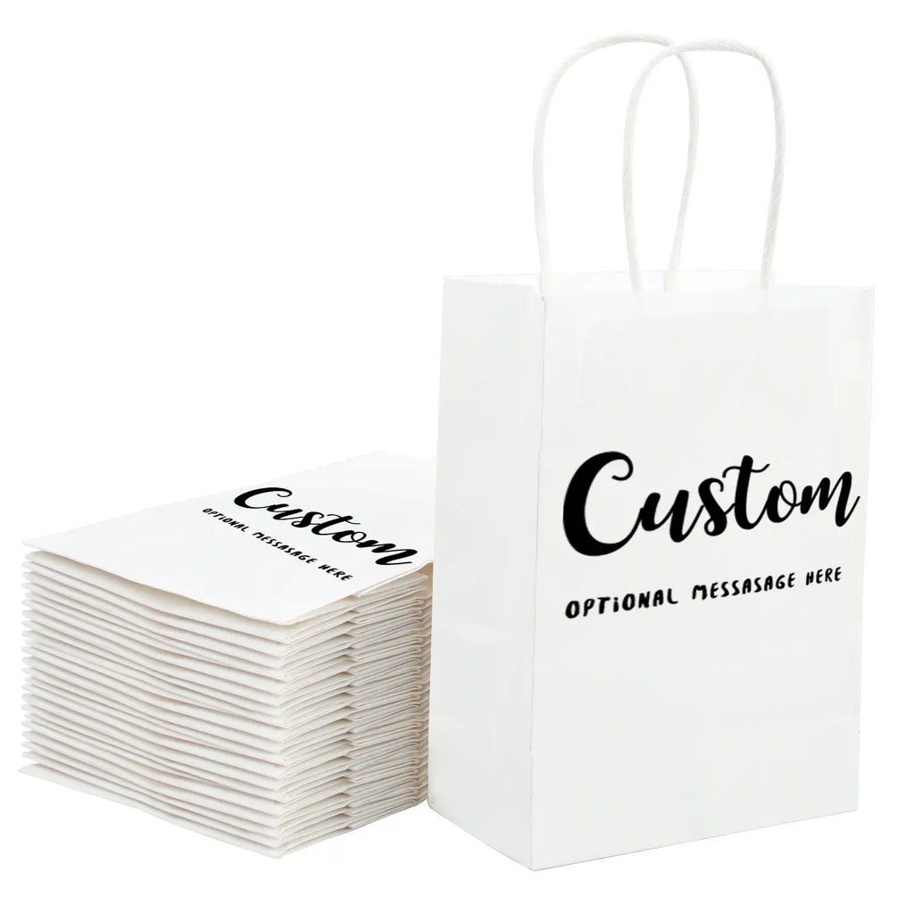 White paper gift bags sale